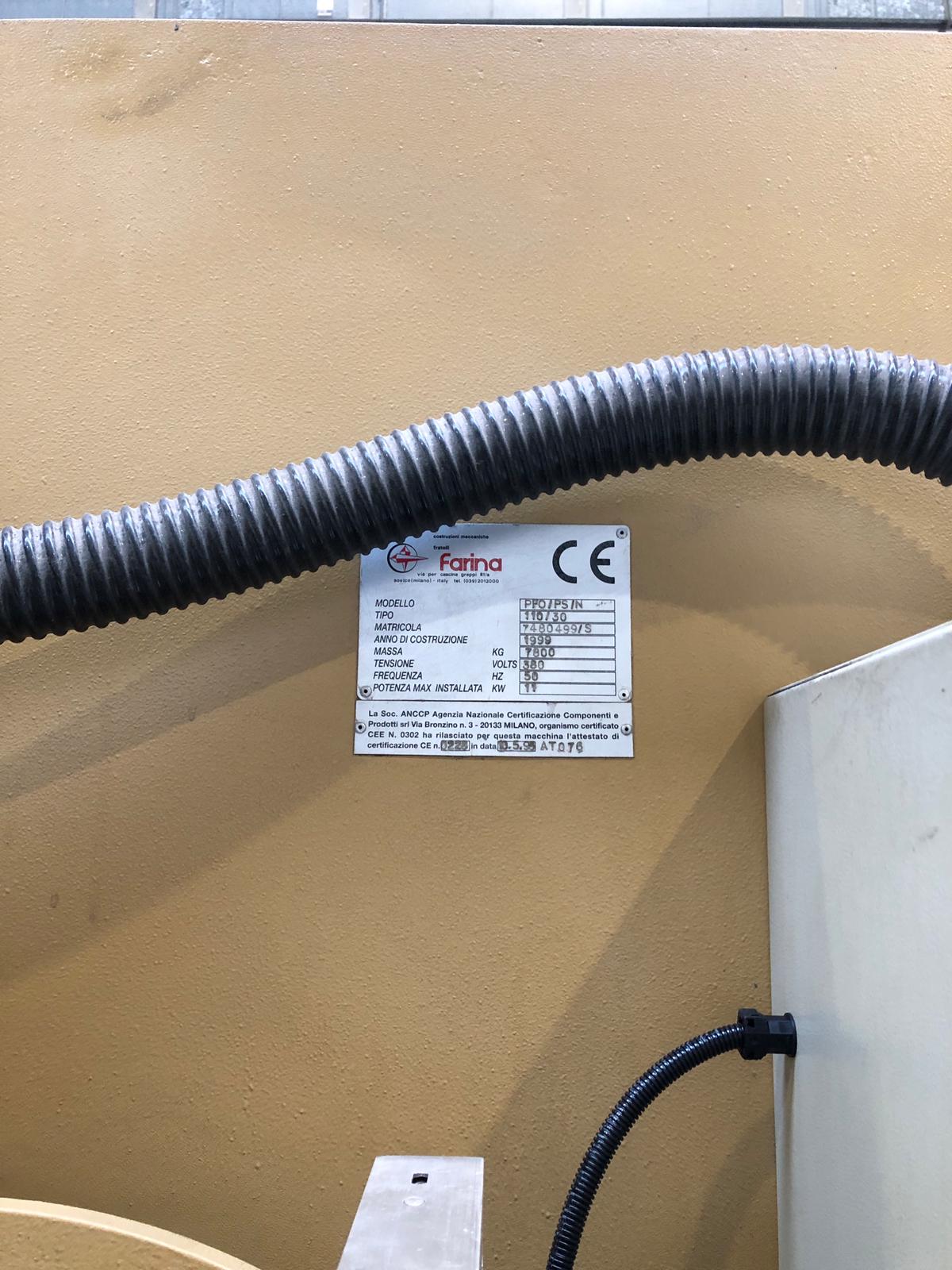 PRESSA PIEGATRICE "F.LLI FARINA" USATA 7 PRESSA PIEGATRICE "F.LLI FARINA" USATA - immagine 7