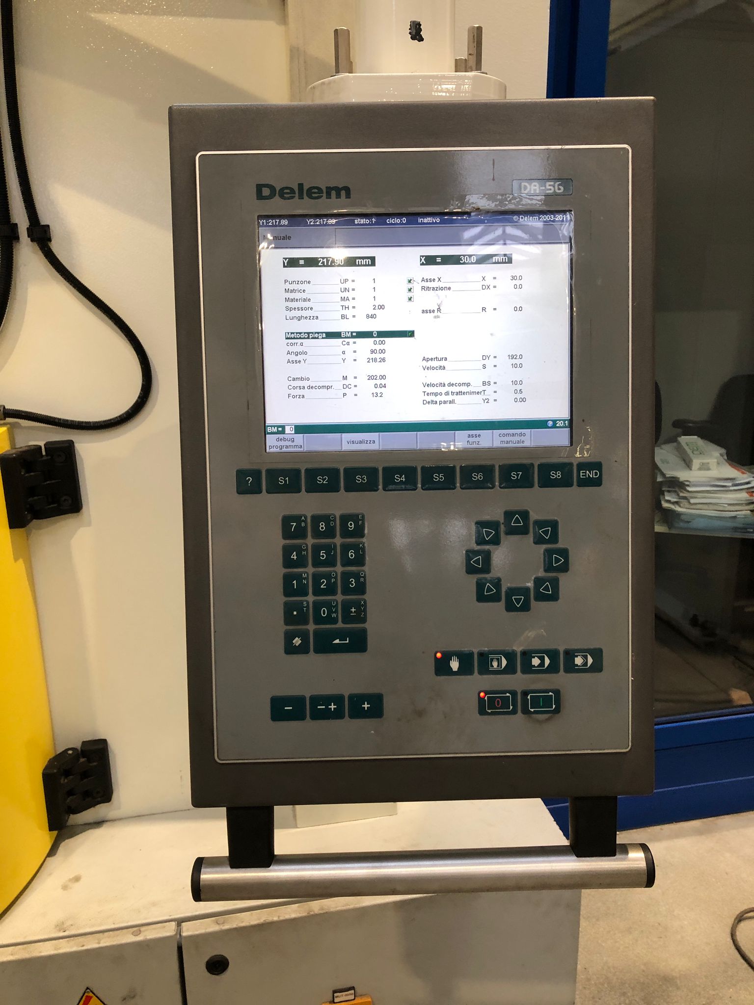 PRESSA PIEGATRICE "FARINA" MOD. JUNIOR USATA 4 PRESSA PIEGATRICE FARINA JUNIOR