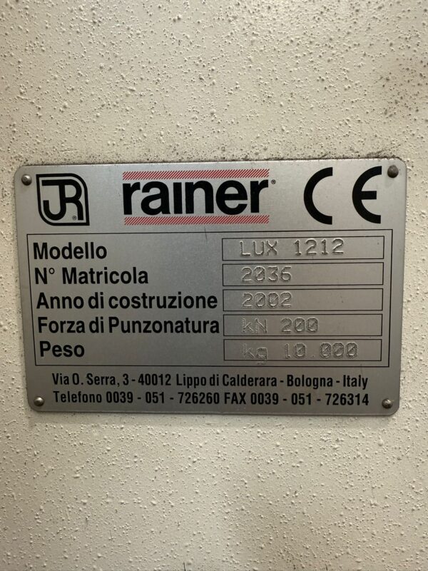 PUNZONATRICE RAINER